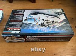 GI Joe Action Force Avalanche vehicle with Cold Front Figure COMPLETE plus Box