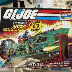 GI Joe Action Force COBRA WATER MOCCASIN With Copperhead VINTAGE, 1984 Hasbro