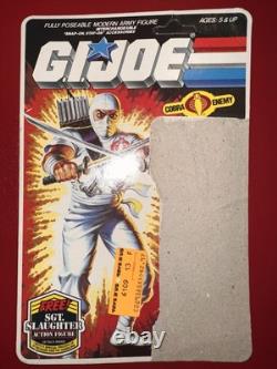 GI Joe Action Force Hasbro Storm Shadow Unpunched File Card Vintage