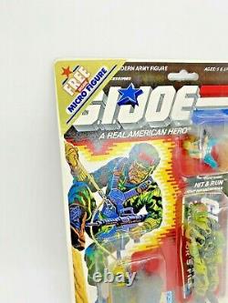 GI Joe, Action Force, Hit and Run MOC, CARDED, 1980s, NEW, NEVER OPENED