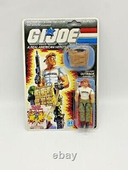GI Joe Action Force, OUTBACK MOC, CARDED, NEW, NEVER USED, MINT ON CARD, 1980S