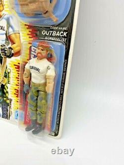 GI Joe Action Force, OUTBACK MOC, CARDED, NEW, NEVER USED, MINT ON CARD, 1980S