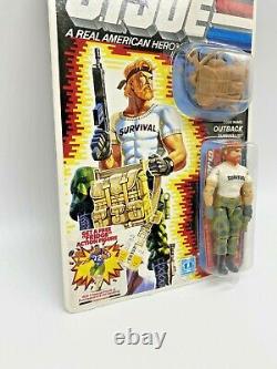 GI Joe Action Force, OUTBACK MOC, CARDED, NEW, NEVER USED, MINT ON CARD, 1980S