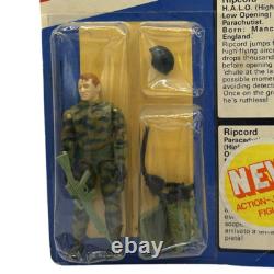GI Joe, Action Force Ripcord MOC by Palitoy card qute worn