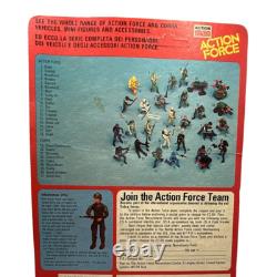 GI Joe, Action Force Ripcord MOC by Palitoy card qute worn