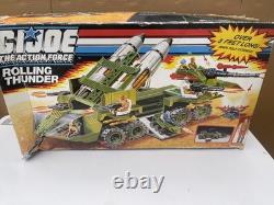 GI Joe Action Force Rolling Thunder with Armadillo Box and Instructions