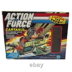 GI Joe, Action Force Swamp Skier / Chameleon & Zartan boxed with insert
