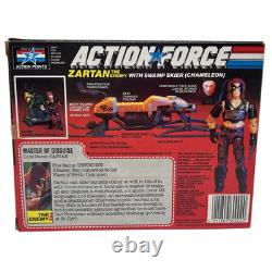 GI Joe, Action Force Swamp Skier / Chameleon & Zartan boxed with insert