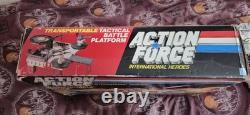 GI Joe Action Force Transportable Tactical Battle Platform 1985 Boxed damaged