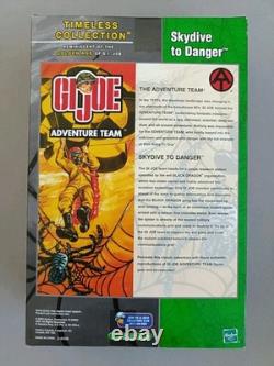 GI Joe Adventure Team Skydive To Danger figure Vintage 2003 Boxed Action Man