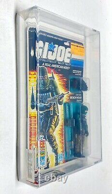 GI Joe BEACHHEAD 1986 MOC AFA 80 Hasbro Vintage Factory Sealed Action Figure