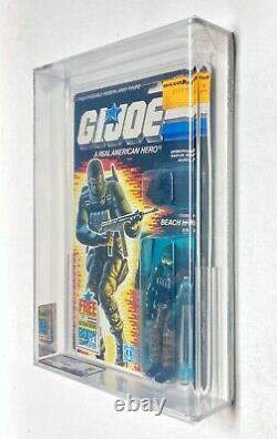 GI Joe BEACHHEAD 1986 MOC AFA 80 Hasbro Vintage Factory Sealed Action Figure