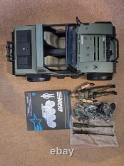 GI Joe Classified Vamp Jeep Vehicle and Driver Hasbro Complete