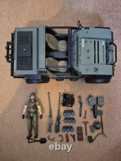 GI Joe Classified Vamp Jeep Vehicle and Driver Hasbro Complete