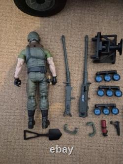 GI Joe Classified Vamp Jeep Vehicle and Driver Hasbro Complete