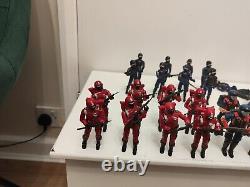 GI Joe Cobra Army 10 x Officers, 8 x Crimson Guard, 4 x Viper Commander Stinger