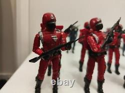 GI Joe Cobra Army 10 x Officers, 8 x Crimson Guard, 4 x Viper Commander Stinger