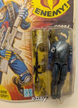 GI Joe Cobra Enemy Soldier 1986 Vintage Hasbro Figure on Card RK585