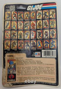 GI Joe Cobra Enemy Soldier 1986 Vintage Hasbro Figure on Card RK585