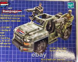 GI Joe Cobra Jeep Split Fire With Rampage Figure 2003 Spy Troops Hasbro