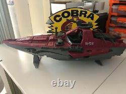 GI Joe Cobra Moray Hydrofoil 1985 100% Complete with OG Lens