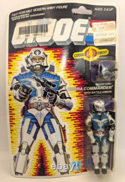 GI Joe Cobra commander Battle Armor ARAH Figure Hasbro 1986 Sealed New RK263