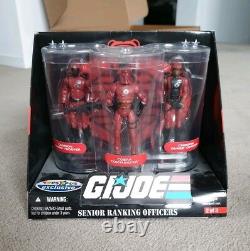 GI Joe Cobra senior ranking officers crimson guard officer Trooper red commander