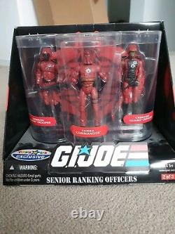 GI Joe Cobra senior ranking officers crimson guard officer Trooper red commander