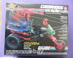 GI Joe Comandos Em Acao Ciclofera + Street Fighter Figure Estrela Brazil 1993