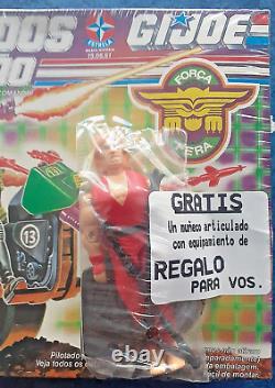 GI Joe Comandos Em Acao Ciclofera + Street Fighter Figure Estrela Brazil 1993