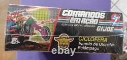 GI Joe Comandos Em Acao Ciclofera + Street Fighter Figure Estrela Brazil 1993