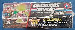 GI Joe Comandos Em Acao Ciclofera + Street Fighter Figure Estrela Brazil 1993