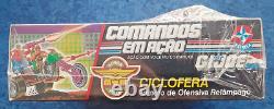 GI Joe Comandos Em Acao Ciclofera + Street Fighter Figure Estrela Brazil 1993