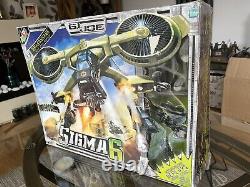 GI Joe Dragonhawk Dropship Snake Eyes speedcycle 1/18 Aircraft Sigma 6