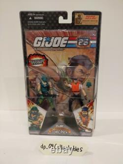 GI Joe Exclusive Action Figure Copperhead & Shipwreck Hasbro New Sealed & Comic