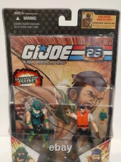 GI Joe Exclusive Action Figure Copperhead & Shipwreck Hasbro New Sealed & Comic