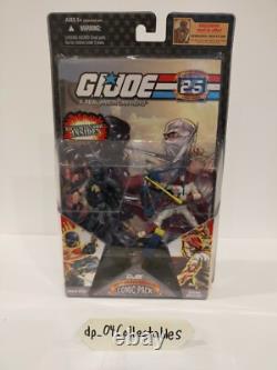 GI Joe Exclusive Action Figure Snake Eyes & Storm Shadow Hasbro & Comic New