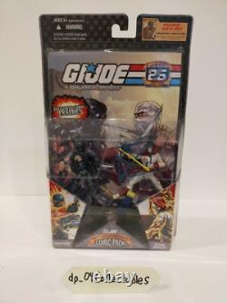 GI Joe Exclusive Action Figure Snake Eyes & Storm Shadow Hasbro & Comic New