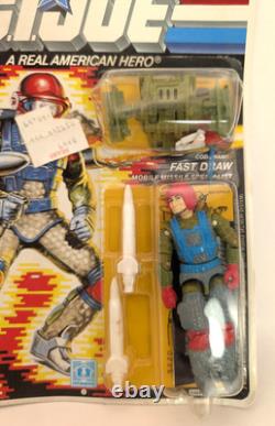 GI Joe Fast Draw Mobile Missile Specialist Figure Hasbro 1986 Sealed New RK275