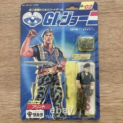 GI Joe G-02 Flint Action Figure Rare Marchindise Vintage Collectible Mint in Box