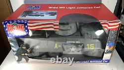 GI Joe Hasbro 1/6 scale ww2 m8 light armored car X2 12 inch action figures