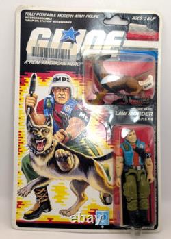 GI Joe Law & order M. P. & K-9 ARAH Figure Hasbro 1986 Sealed New RK270