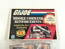 GI Joe Missile Command Reinforcements figure set Hascon 2017 VIP Cobra Officer