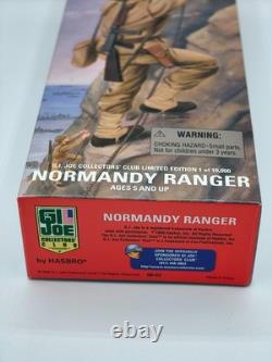 GI Joe Normandy Ranger Collectors Club Limited Edition 1 of 10000 Rare Figure