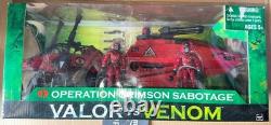 GI Joe Operation Crimson Sabotage Valor vs Venom Hasbro 2004 NEW