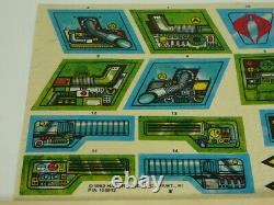 GI Joe Prototype 1982 Cobra Battle Game Stickers Ron Rudat Signed Rare Vintage