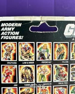 GI Joe ROADBLOCK Heavy Machine Gunner Original 1986 Sealed MOC Case Action Force
