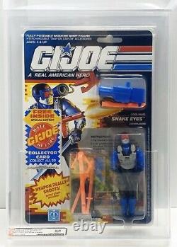 GI Joe SNAKE EYES 1991 MOC Hasbro Vintage AFA Graded 85 Action Figure