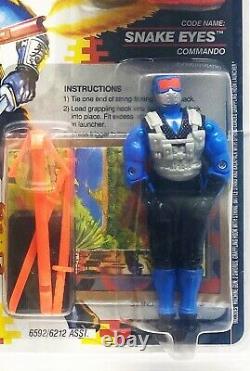 GI Joe SNAKE EYES 1991 MOC Hasbro Vintage AFA Graded 85 Action Figure