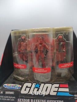 GI Joe Senior Ranking Officers 3 Pack Cobra TRU Exclusive Set 2 of 3 Hasbro